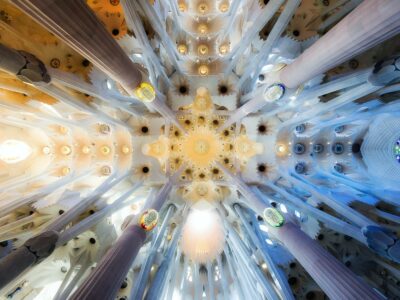 La Sagrada Familia Barcelona-binnen